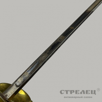 фото — шпага без ножен. s.&.j, 3олинген. пруссия, 19 век
